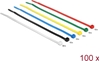 Изображение Delock Cable ties coloured L 200 x W 3.6 mm 100 pieces