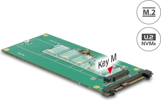Picture of Delock Converter U.2 SFF-8639 NVMe > 1 x M.2 Key M
