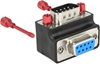 Picture of Delock D-Sub 9 pin male > female 90° angled Nut and Screw changeable