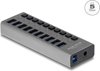 Picture of Delock External 5 Gbps USB Hub with 10 Ports + Switch