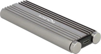 Picture of Delock External Enclosure for M.2 NVMe PCIe SSD with SuperSpeed USB 20 Gbps (USB 3.2 Gen 2x2) USB Type-C™ female - tool free