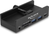 Picture of Delock External USB 5 Gbps 3 Port Hub 2 x USB Type-A, 1 x USB Type-C™ and 2 Slot Card Reader with Locking Screw