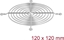 Picture of Delock Fan Grill 120 x 120 mm silver