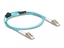 Picture of Delock Fiber Optical Cable with metal armouring LC Duplex to LC Duplex Multi-mode OM3 1 m