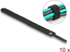 Изображение Delock Hook-and-loop cable tie L 150 x W 12 mm black 10 pieces