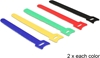 Изображение Delock Hook-and-loop fasteners coloured L 150 x W 12 mm 10 pieces