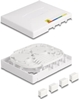 Picture of Delock Optical Fiber Connection Box FTTH for wall mounting for 4 x SC Simplex or LC Duplex white