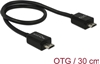 Изображение Delock Power Sharing Cable Micro USB-B male > Micro USB-B male OTG