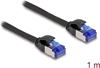 Изображение Delock RJ45 Network Cable Cat.6A S/FTP Slim 1 m black