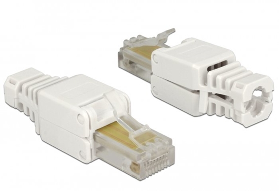 Picture of Delock RJ45 plug Cat.5e UTP toolfree 2 pieces  
