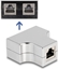 Изображение Delock RJ45 Splitter / T Adapter 1 x RJ45 jack to 2 x RJ45 jack Cat.5e STP
