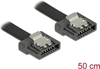 Picture of Delock SATA 6 Gb/s Cable 50 cm black FLEXI