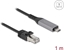 Attēls no Delock USB LAN Cable USB Type-C™ to RJ45 Gigabit Ethernet 1 m