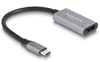 Picture of Delock USB Type-C™ Adapter to HDMI (DP Alt Mode) 8K with HDR function aluminium