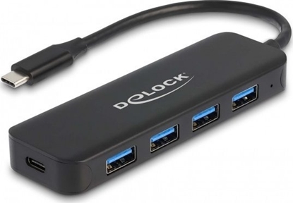Изображение Delock USB Type-C™ Hub 4 Port USB 3.2 Gen 1 with Power Delivery 85 Watt