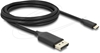 Picture of Delock USB Type-C™ to DisplayPort Cable (DP Alt Mode) 8K 60 Hz with HDR function 2 m black