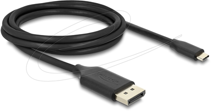 Picture of Delock USB Type-C™ to DisplayPort Cable (DP Alt Mode) 8K 60 Hz with HDR function 2 m black