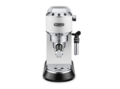 Attēls no Delonghi | Dedica Pump Espresso | EC685W | Pump pressure 15 bar | Built-in milk frother | Semi-automatic | 1300 W | White