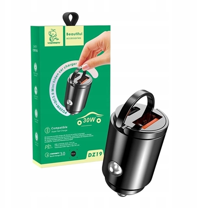 Attēls no DENMEN ADOWARKA SAMOCHODOWA 2X USB DZ19