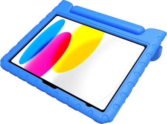 Picture of DEQSTER Kids Case with tempered glass screen protector blue procesor