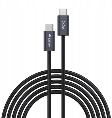 Picture of Devia kabel Extreme EC652 PD USB-C - USB-C 2,0 m 240W czarny