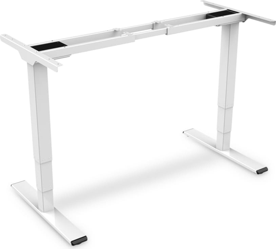 Picture of Digitus Electrically Height-Adjustable Table Frame, dual motor, 3 levels, white