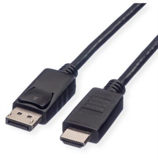 Picture of Digitus ROLINE RM Kabel DisplayPort, DP - HDTV, M/M, czarny, 1 m