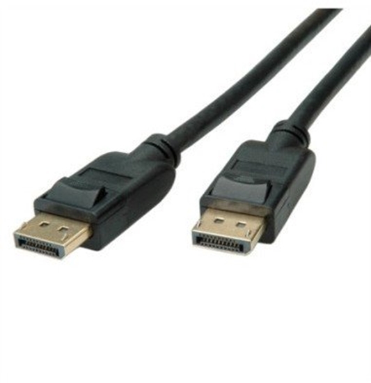 Picture of Digitus ROLINE RM Kabel DisplayPort, v1.4, DP-DP, M/M, czarny, 3 m