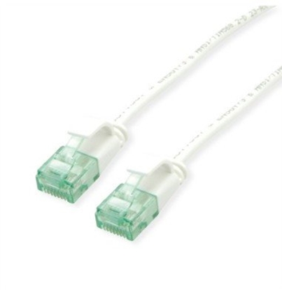 Изображение Digitus ROLINE RM UTP Data Center Patch Cord Cat.6A (Class EA), wski, biay, 1,5 m