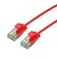 Изображение Digitus ROLINE RM UTP Data Center Patch Cord Cat.6A (Class EA), wski, czerwony, 1 m