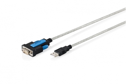 Attēls no Digitus USB 2.0 to RS232 adapter cable, 1.8 m, integrated FTDI chipset