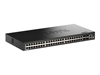 Picture of D-Link DGS-1530-52/E tīkla pārslēgs Vadīts L2 Gigabit Ethernet (10/100/1000) Melns