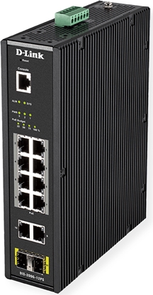 Attēls no D-Link DIS-200G-12PS Netzwerk-Switch Managed L2 , Gigabit Ethernet (10/100/1000), Power over Ethernet (PoE)