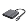Picture of Dokstacija Gembird USB-C to HDMI + DP 4K 60Hz, black 18cm