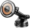Picture of Dudao 15W magnetic wireless extensio n-type suction Car Phone Black