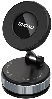 Изображение Dudao Uchwyt samochodowy Dudao F24PRO kompatybilny z MagSafe z przyssawk na szyb lub desk rozdzielcz - czarny