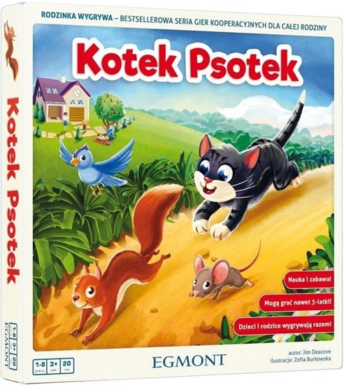 Picture of Egmont Gra planszowa Kotek Psotek