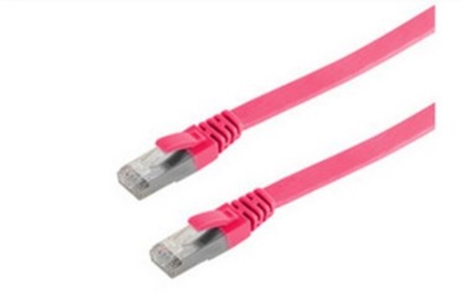 Attēls no Eigenbrand shiverpeaks RJ45 kabel S/FTP PIMF Cat.7 magenta 5,0m