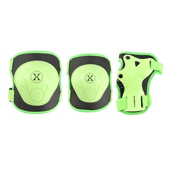 Picture of Elkoņu, ceļu un plaukstas sargi H704 SIZE S GREEN PROTECTORS SET NILS EXTREME