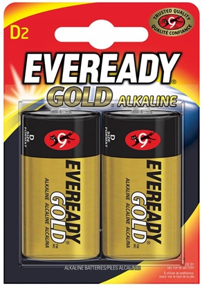 Attēls no Energizer Bateria EVEREADY GOLD from ENERGIZER, D, LR20, 1,5V, CP2 EU, 2 szt.