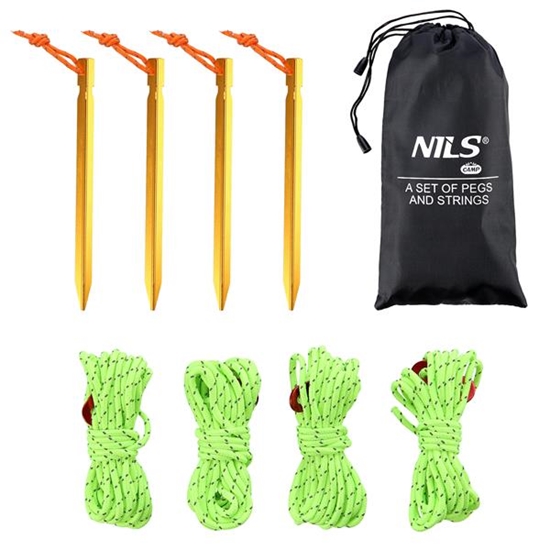 Изображение Enkuri NC1726 SET OF PEGS WITH ROPE NILS CAMP