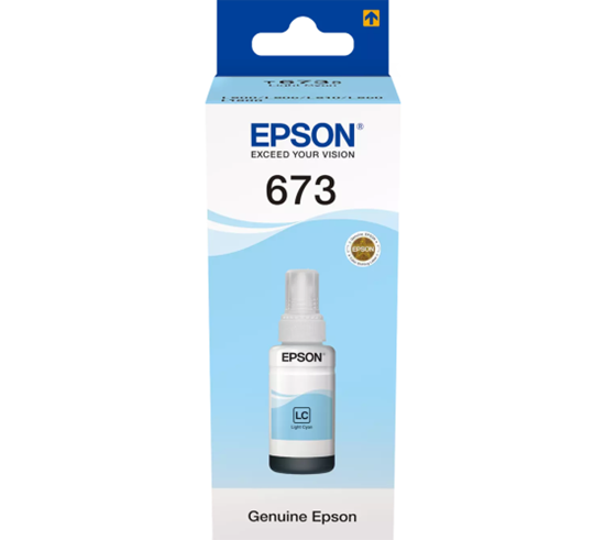Picture of Epson T6735 Light Cyan ink bottle 70ml