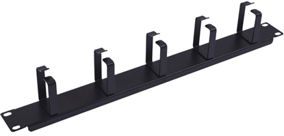 Attēls no Equip 19" Kabeldurchführung 1U  Panel Ausstattung         sw