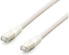 Изображение Equip Cat.6A Platinum S/FTP Patch Cable, White, 0.25m, 10pcs/set