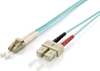Picture of Equip LC/SC Fiber Optic Patch Cable, OM3, 1.0m