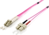 Picture of Equip LC/SC Fiber Optic Patch Cable, OM4, 0.5m