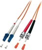 Picture of Equip LC/ST 50/125μm 10m fibre optic cable OM2 Orange
