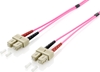 Picture of Equip SC/SC Fiber Optic Patch Cable, OM4, 1m