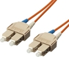 Picture of Equip SC/SC Fiber Optic Patch Cord- OM1/OM2, 1.0m , 62.5/125µ