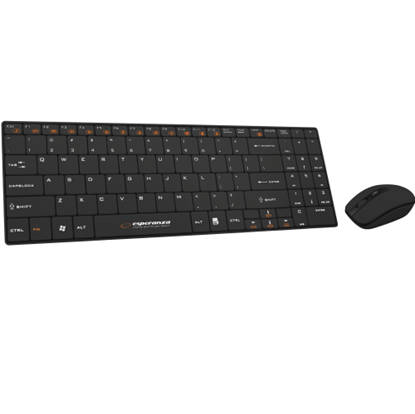 Attēls no Esperanza EK122K Wireless keyboard with mouse 1600dpi ENG
